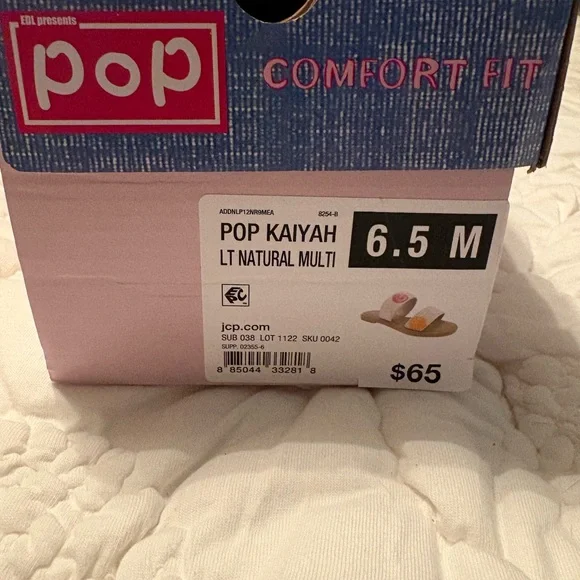 Brand New Pop Kaiyah Floral Slide Sandal - Picture 8 of 8